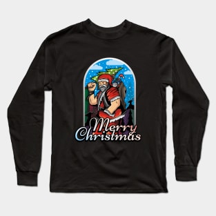 Santa Claus for christmas day Long Sleeve T-Shirt